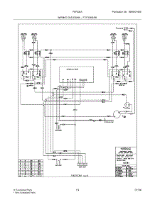 13 - Wiring Diagram parts for Frigidaire Range FEF336ASK from AppliancePartsPros.com