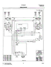 11 - Wiring Diagram parts for Frigidaire Range FEF336ASF from AppliancePartsPros.com
