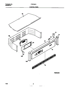 02 - Control Panel parts for Frigidaire Oven FEB756CESC from AppliancePartsPros.com