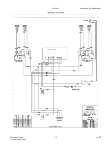 13 - Wiring Diagram parts for Frigidaire Range FEF326FQA from AppliancePartsPros.com