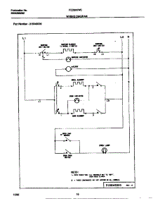 06 - Wiring Diagram parts for Frigidaire Range FED300WCDG from AppliancePartsPros.com