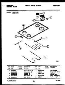 03 - Cooktop And Broiler Parts parts for Frigidaire Range FED354BAB1 from AppliancePartsPros.com