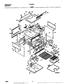 03 - Body parts for Frigidaire Range FED355CCBE from AppliancePartsPros.com