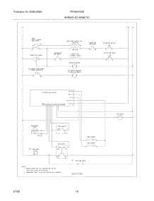 10 - Wiring Schematic parts for Frigidaire Range FEF365XESB from AppliancePartsPros.com