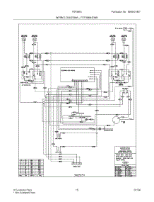 13 - Wiring Diagram parts for Frigidaire Range FEF366AWK from AppliancePartsPros.com
