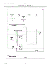 10 - Wiring Schematic parts for Frigidaire Range FEF366AWJ from AppliancePartsPros.com