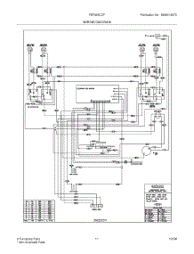 11 - Wiring Diagram parts for Frigidaire Range FEF366CCF from AppliancePartsPros.com