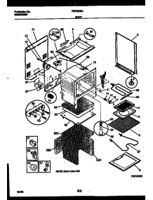 04 - Body Parts parts for Frigidaire Range FEF350BADA from AppliancePartsPros.com
