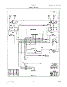 13 - Wiring Diagram parts for Frigidaire Range FEF366ESB from AppliancePartsPros.com