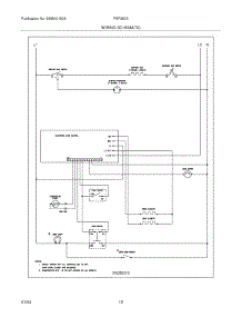 10 - Wiring Schematic parts for Frigidaire Range FEF352AUG from AppliancePartsPros.com