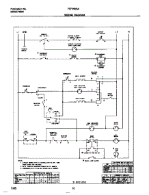 06 - Wiring Diagram parts for Frigidaire Range FEF350SAWE from AppliancePartsPros.com
