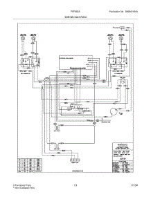 11 - Wiring Diagram parts for Frigidaire Range FEF355ABH from AppliancePartsPros.com