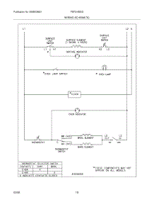 10 - Wiring Schematic parts for Frigidaire Range FEF316BSG from AppliancePartsPros.com
