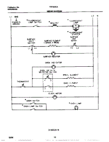06 - Wiring Diagram parts for Frigidaire Range FEF322CASF from AppliancePartsPros.com