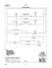 10 - Wiring Diagram parts for Frigidaire Range FEF316ASA from AppliancePartsPros.com