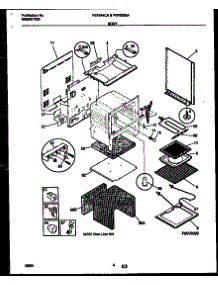 03 - Body Parts parts for Frigidaire Range FEF342BADB from AppliancePartsPros.com