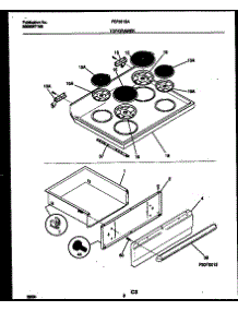 05 - Cooktop And Drawer Parts parts for Frigidaire Range FEF351SADB from AppliancePartsPros.com