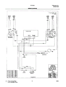 11 - Wiring Diagram parts for Frigidaire Range FEF326AUC from AppliancePartsPros.com