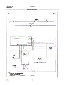 10 - Wiring Schematic parts for Frigidaire Range FEF352ASF from AppliancePartsPros.com
