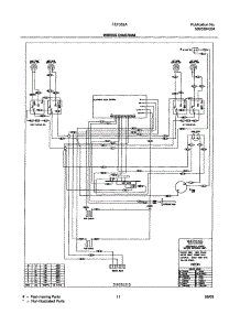 11 - Wiring Diagram parts for Frigidaire Range FEF352ASF from AppliancePartsPros.com