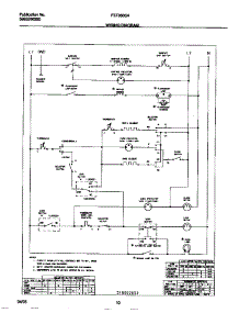 06 - Wiring Diagram parts for Frigidaire Range FEF350SAWC from AppliancePartsPros.com