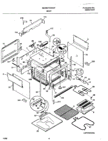 05 - Body parts for Frigidaire Range FED367CESC from AppliancePartsPros.com