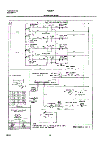 10 - Wiring Diagram parts for Frigidaire Range FED367AQF from AppliancePartsPros.com
