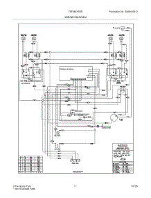 11 - Wiring Diagram parts for Frigidaire Range FEF366XESB from AppliancePartsPros.com