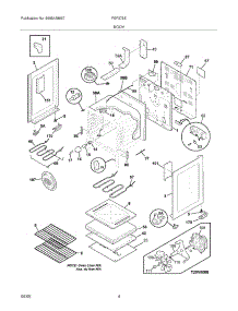 05 - Body parts for Frigidaire Range FEF375EQA from AppliancePartsPros.com