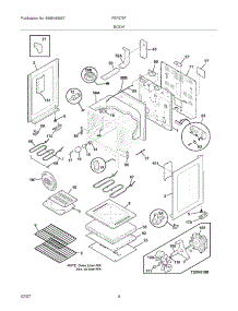 05 - Body parts for Frigidaire Range FEF375FSC from AppliancePartsPros.com