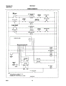 10 - Wiring Schematic parts for Frigidaire Range FEF379ACF from AppliancePartsPros.com