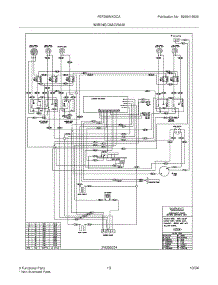 11 - Wiring Diagram parts for Frigidaire Range FEF380MXDCA from AppliancePartsPros.com