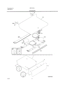 07 - Top / Drawer parts for Frigidaire Range FEF367CGTE from AppliancePartsPros.com