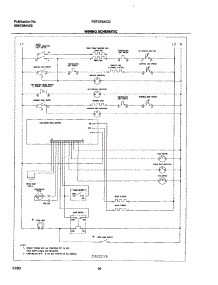 10 - Wiring Schematic parts for Frigidaire Range FEF379ACG from AppliancePartsPros.com