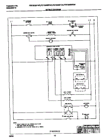 06 - Wiring Diagram parts for Frigidaire Range FEF355BFWC from AppliancePartsPros.com