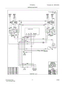 11 - Wiring Diagram parts for Frigidaire Range FEF336BCL from AppliancePartsPros.com