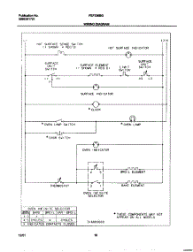 10 - Wiring Diagram parts for Frigidaire Range FEF336BGWF from AppliancePartsPros.com