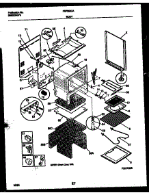 03 - Body Parts parts for Frigidaire Range FEF350CAWA from AppliancePartsPros.com