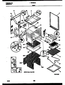 04 - Body Parts parts for Frigidaire Range FEF350CADA from AppliancePartsPros.com