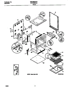 03 - Body parts for Frigidaire Range FEF336BGDA from AppliancePartsPros.com
