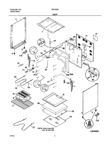 05 - Body parts for Frigidaire Range FEF352AWD from AppliancePartsPros.com