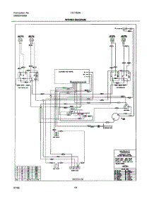 10 - Wiring Diagram parts for Frigidaire Range FEF352AWD from AppliancePartsPros.com