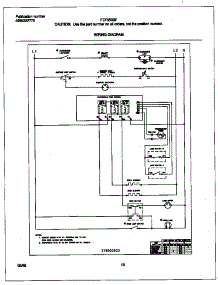 06 - Wiring Diagram parts for Frigidaire Range FEF353BFDD from AppliancePartsPros.com