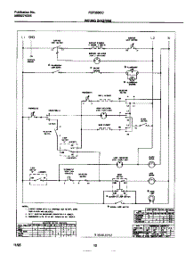06 - Wiring Diagram parts for Frigidaire Range FEF350CCTD from AppliancePartsPros.com