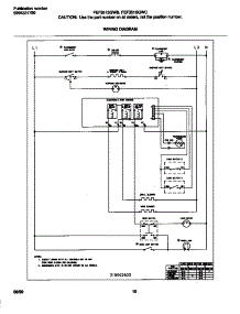 06 - Wiring Diagram parts for Frigidaire Range FEF351SGWB from AppliancePartsPros.com