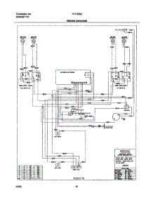 10 - Wiring Diagram parts for Frigidaire Range FEF355AWC from AppliancePartsPros.com