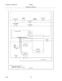 10 - Wiring Schematic parts for Frigidaire Range FEF364DUA from AppliancePartsPros.com