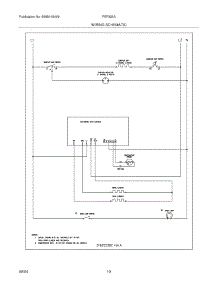 10 - Wiring Schematic parts for Frigidaire Range FEF326AQH from AppliancePartsPros.com