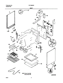 05 - Body parts for Frigidaire Range FEF336ASB from AppliancePartsPros.com