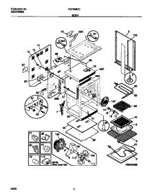 03 - Body parts for Frigidaire Range FEF388CCSB from AppliancePartsPros.com